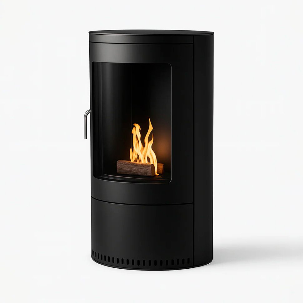 Напольный биокамин Хэмптон Черный Напольный биокамин Хэмптон Черный