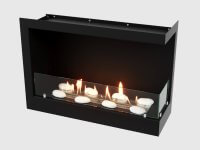 Встроенный биокамин Lux Fire Угловой 690 S (правый угол)
