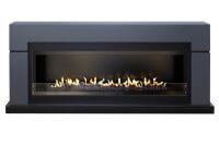 Линейный биокамин Firezo Lindos Графитово-серый, стандарт