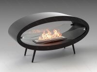 Напольный биокамин Lux Fire "Эллипс" 1200
