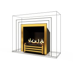 Встраиваемый биокамин Firezo D'elite 600, стандарт